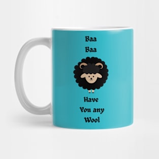 Baa Baa Black Sheep Mug